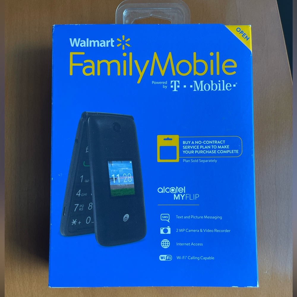 NWT Alcatel MyFlip Phone